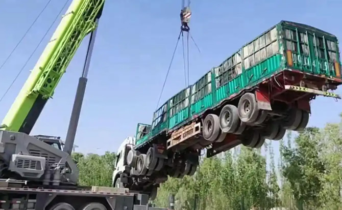 猇亭区道路脱困救援案例
